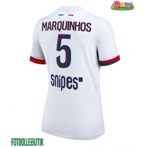 Paris Saint-Germain Marquinhos #5 Bortatröja Kvinnor 2025-26 Kortärmad